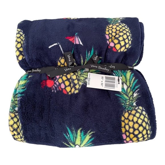 Vera Bradley Toucan Party Plush Throw Blanket - Picture 5 of 5